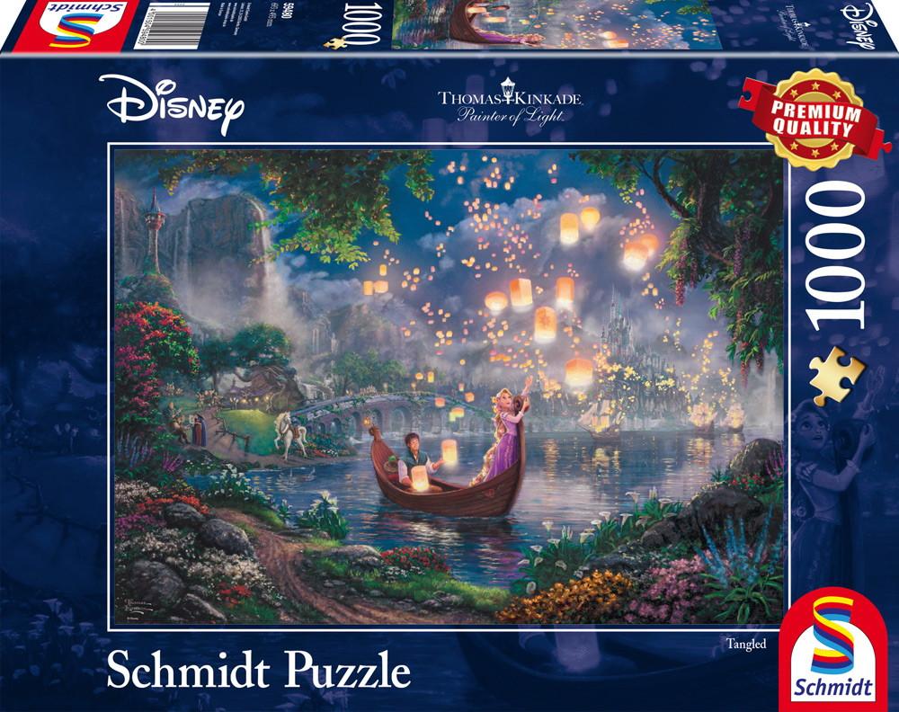 1000 Teile Schmidt Spiele Puzzle Thomas Kinkade Disney Rapunzel 59480