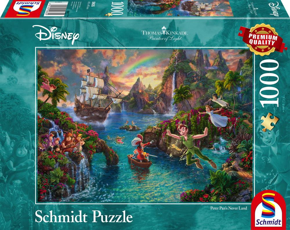 1000 Teile Schmidt Spiele Puzzle Thomas Kinkade Disney, Peter Pan 59635