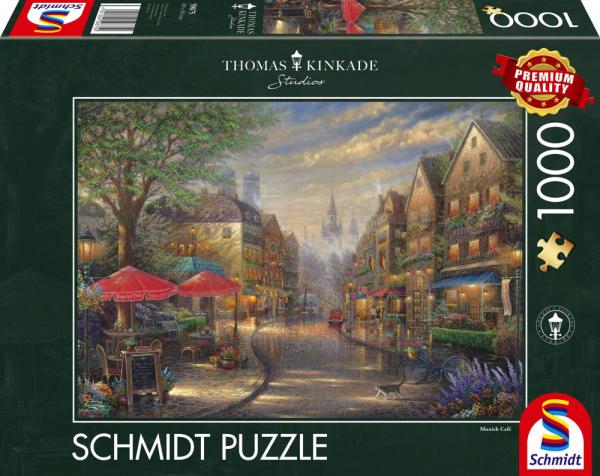 1000 Teile Schmidt Spiele Puzzle Thomas Kinkade Cafe in München 59675