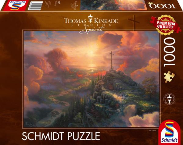 1000 Teile Schmidt Spiele Puzzle Thomas Kinkade Spirit Das Kreuz 59679