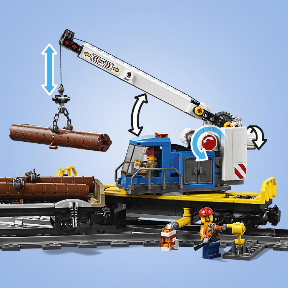 LEGO® City Eisenbahn Güterzug 1226 Teile 60198