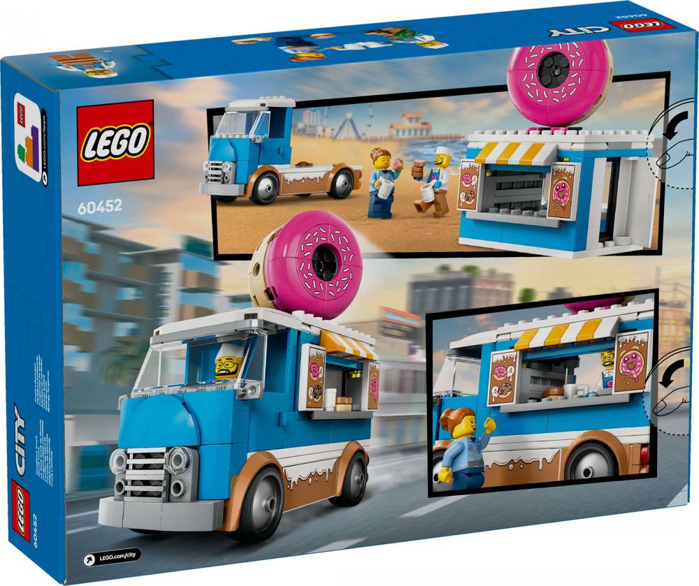 LEGO® City Fahrzeuge Donut Truck 196 Teile 60452