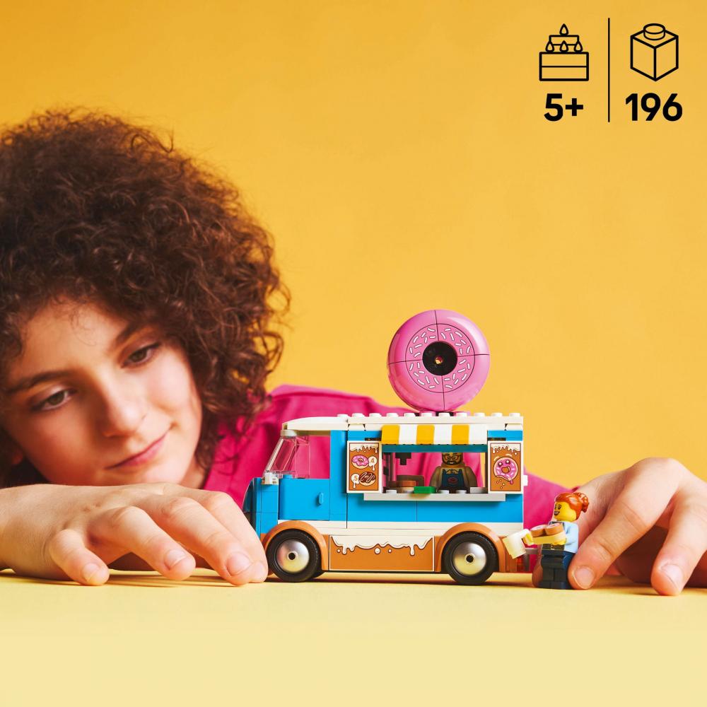LEGO® City Fahrzeuge Donut Truck 196 Teile 60452