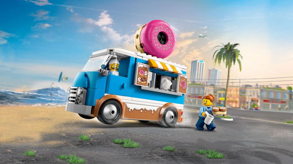 LEGO® City Fahrzeuge Donut Truck 196 Teile 60452