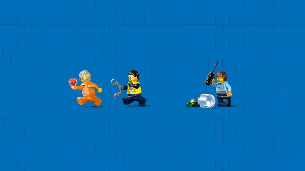 LEGO® City Verfolgungsjagd im Polizeiboot 264 Teile 60456