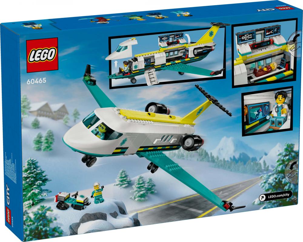 LEGO® City Notfallrettungsflugzeug 403 Teile 60465