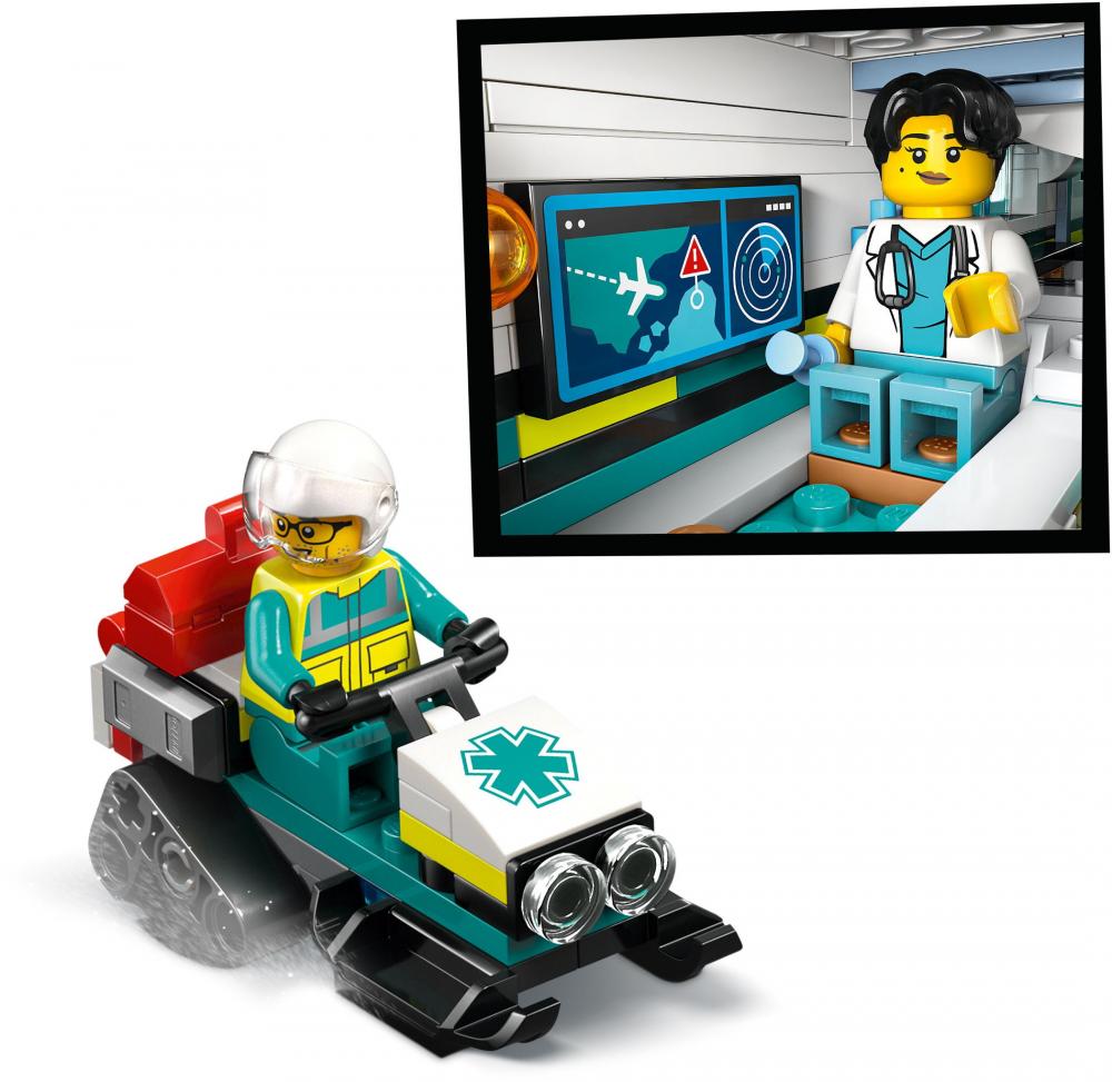LEGO® City Notfallrettungsflugzeug 403 Teile 60465