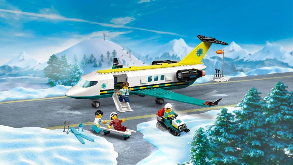 LEGO® City Notfallrettungsflugzeug 403 Teile 60465