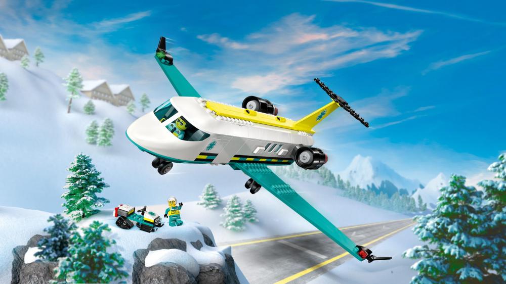 LEGO® City Notfallrettungsflugzeug 403 Teile 60465