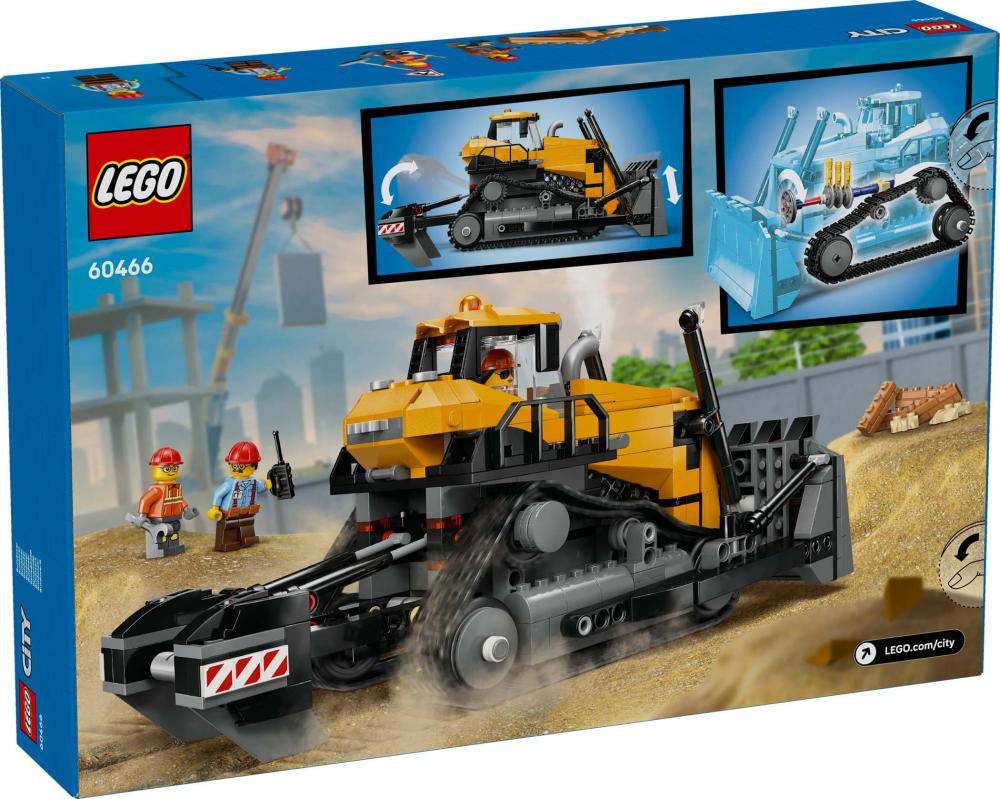LEGO® City Gelber Bulldozer 682 Teile 60466