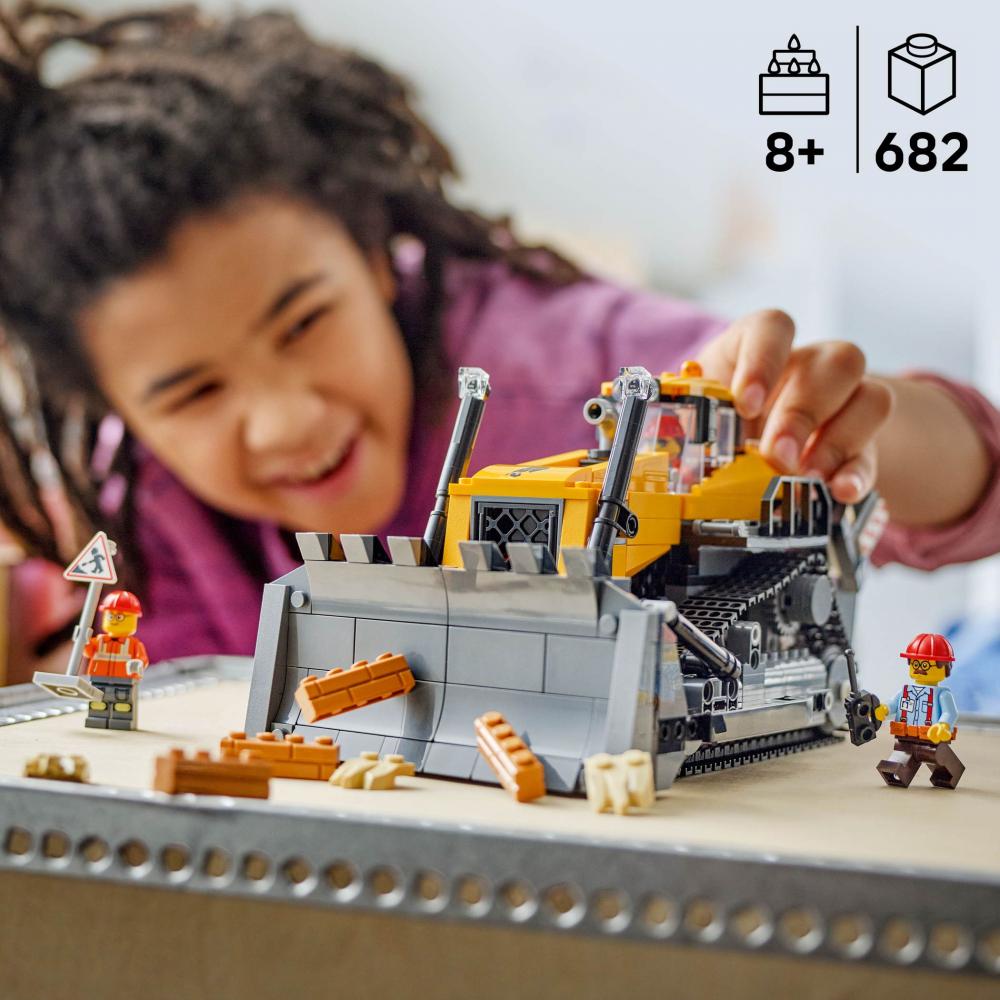 LEGO® City Gelber Bulldozer 682 Teile 60466