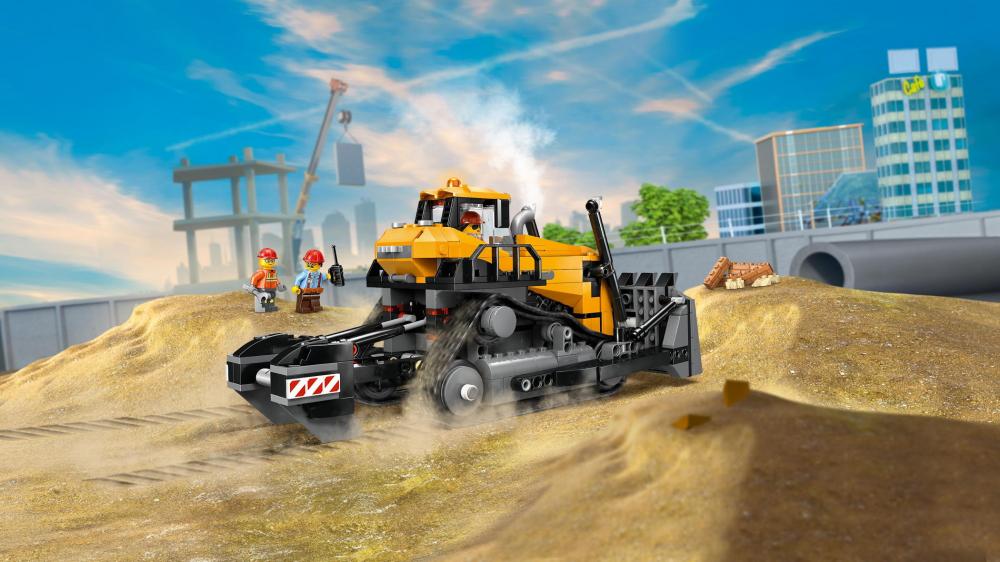 LEGO® City Gelber Bulldozer 682 Teile 60466