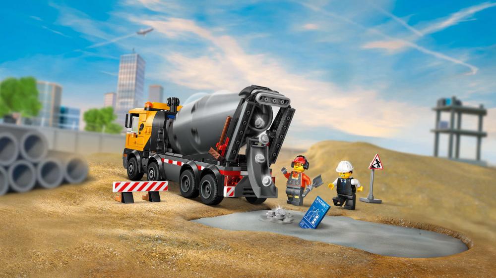 LEGO® City Fahrzeuge Betonmischer 371 Teile 60478