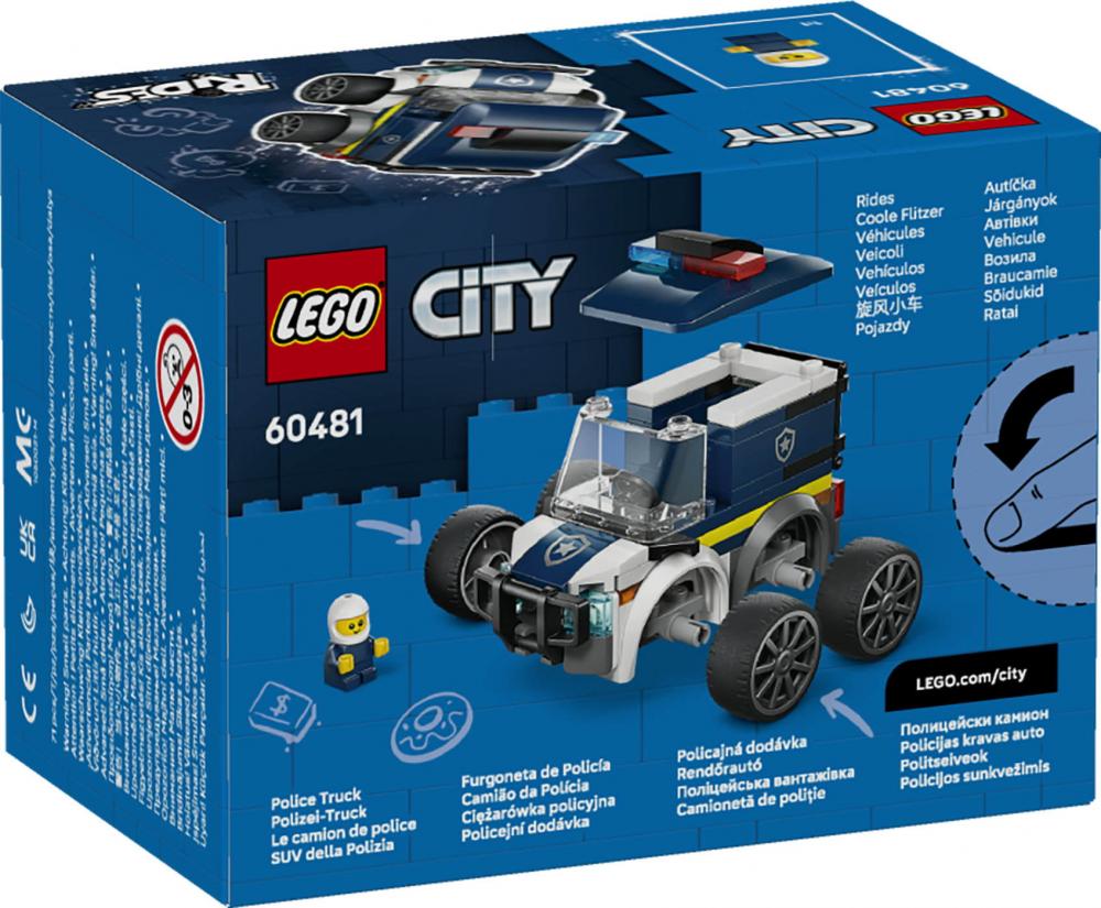 LEGO® City Brick Rides Coole Flitzer - Polizei-Truck 71 Teile 60481