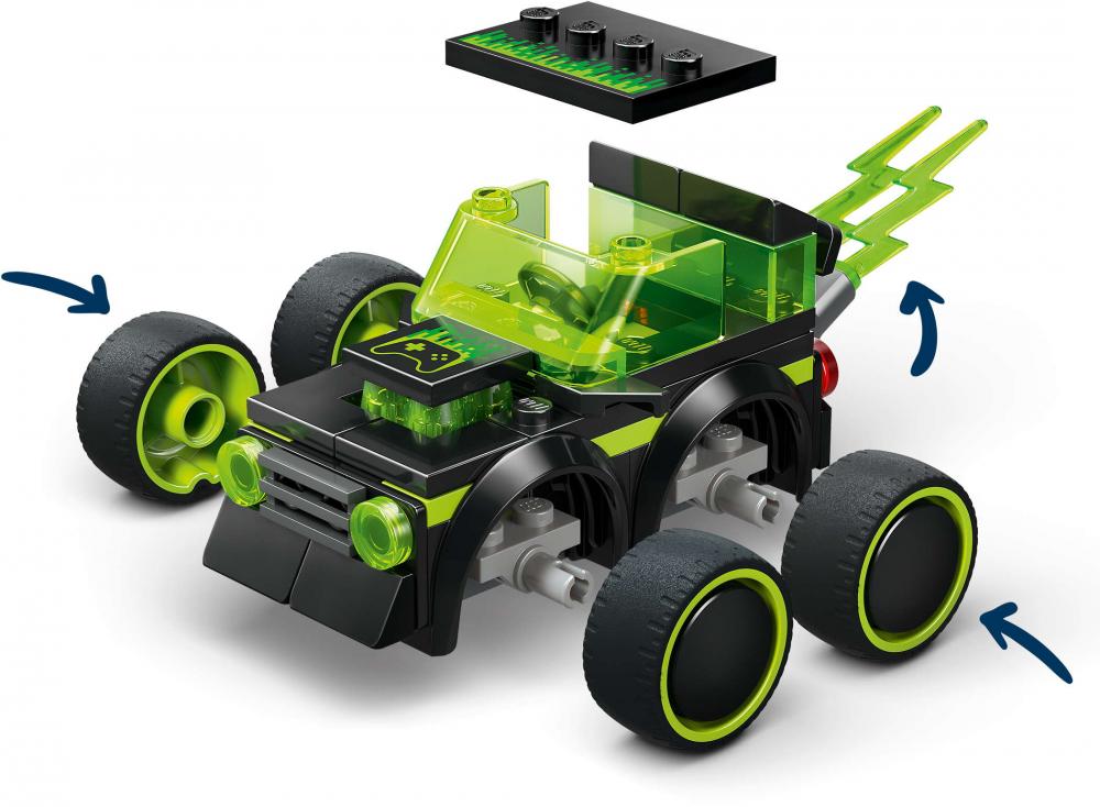 LEGO® City Brick Rides Coole Flitzer - Gaming-Rennauto 64 Teile 60484