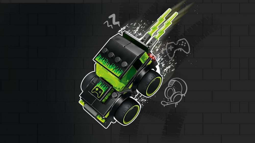 LEGO® City Brick Rides Coole Flitzer - Gaming-Rennauto 64 Teile 60484