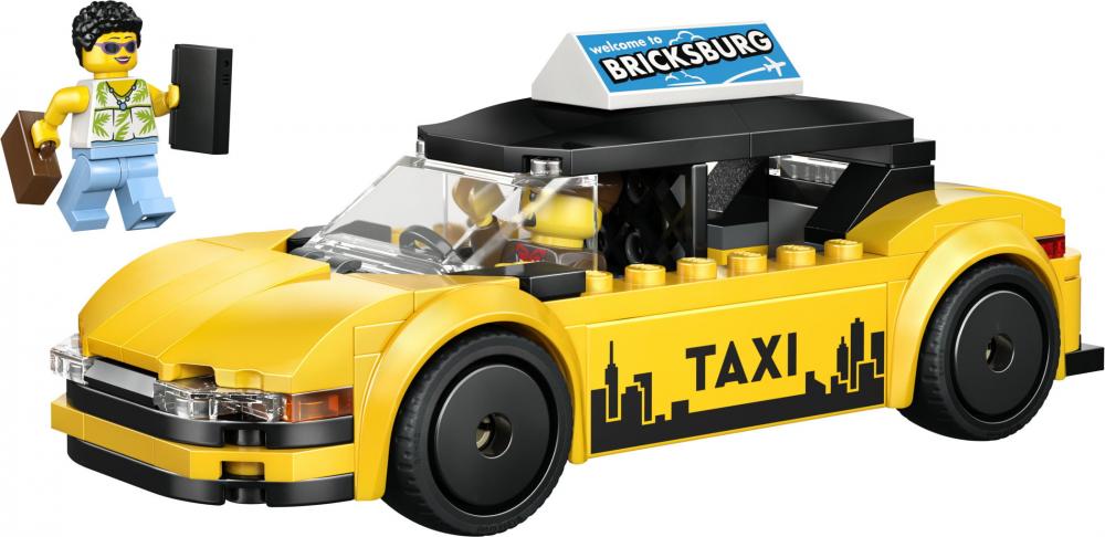 LEGO® City Fahrzeuge Gelbes Taxi 122 Teile 60487