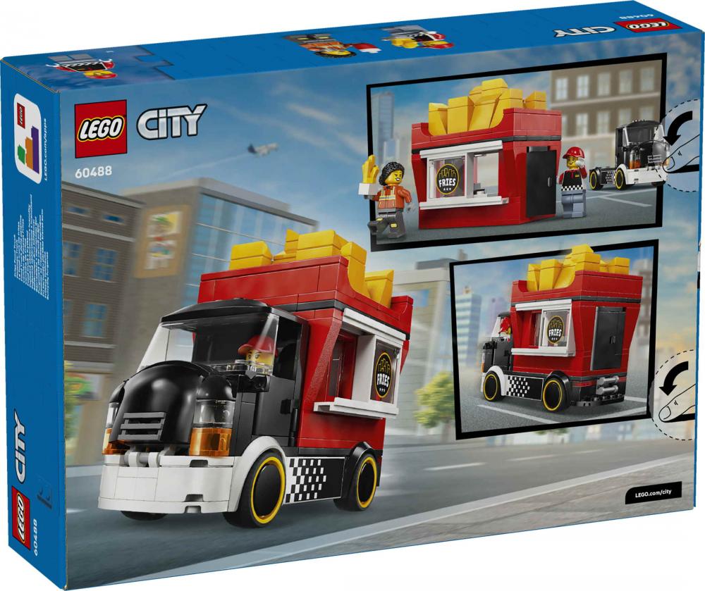 LEGO® City Fahrzeuge Pommes-Truck 216 Teile 60488