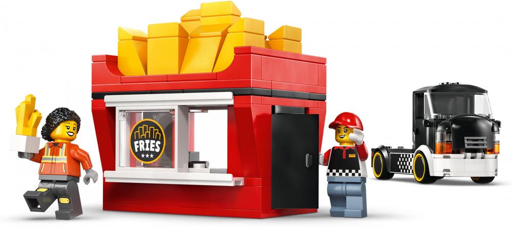 LEGO® City Fahrzeuge Pommes-Truck 216 Teile 60488