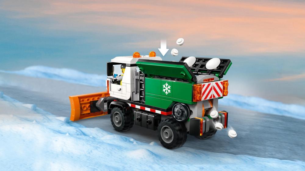 LEGO® City Fahrzeuge Schneepflug 263 Teile 60490