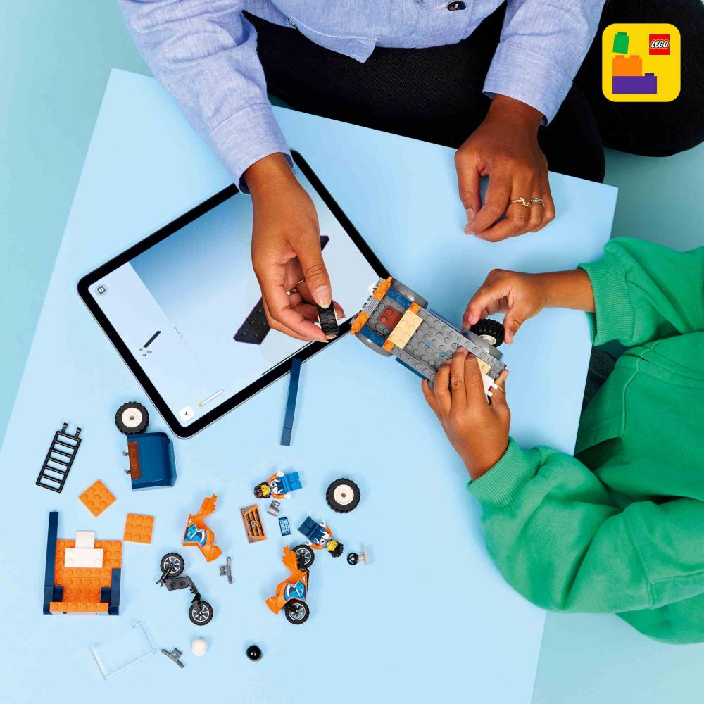 LEGO® City Fahrzeuge Motorradtransporter 88 Teile 60491