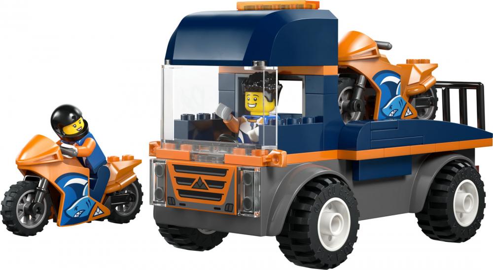 LEGO® City Fahrzeuge Motorradtransporter 88 Teile 60491