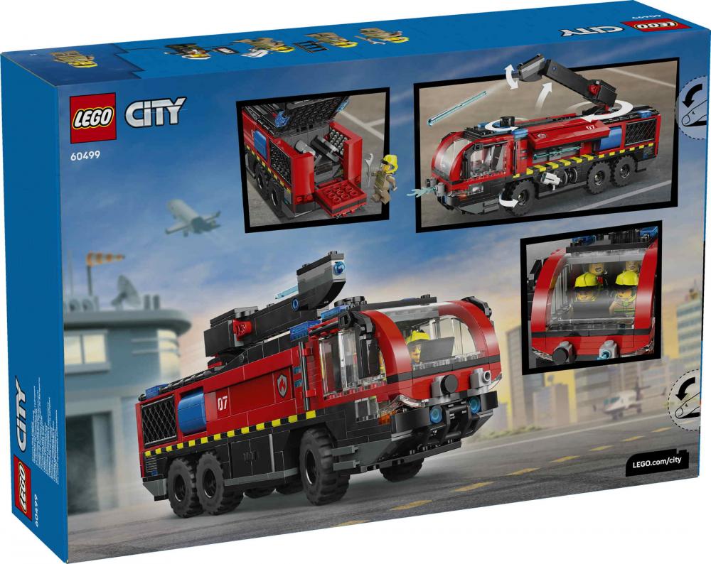 LEGO® City Feuerwehr Flughafenlöschfahrzeug 691 Teile 60499