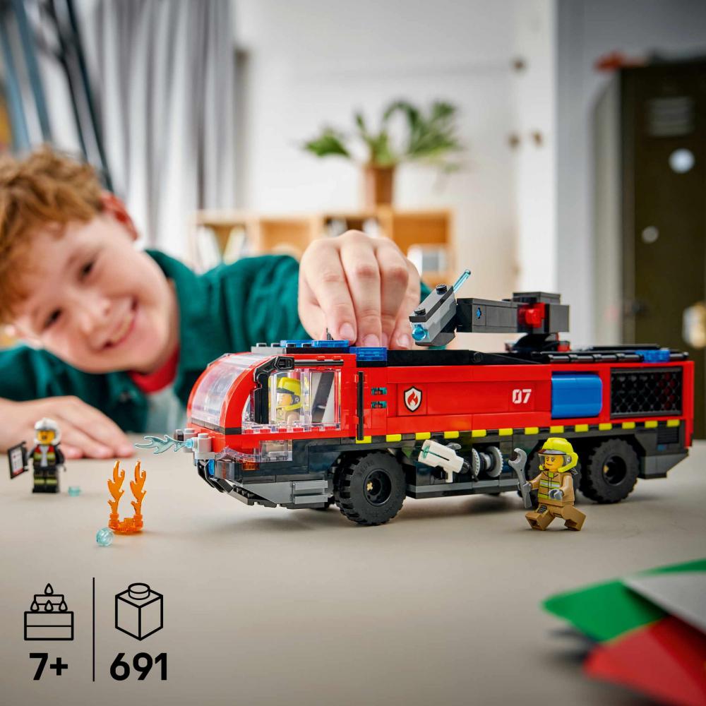 LEGO® City Feuerwehr Flughafenlöschfahrzeug 691 Teile 60499