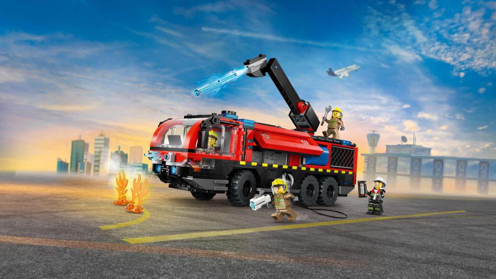 LEGO® City Feuerwehr Flughafenlöschfahrzeug 691 Teile 60499