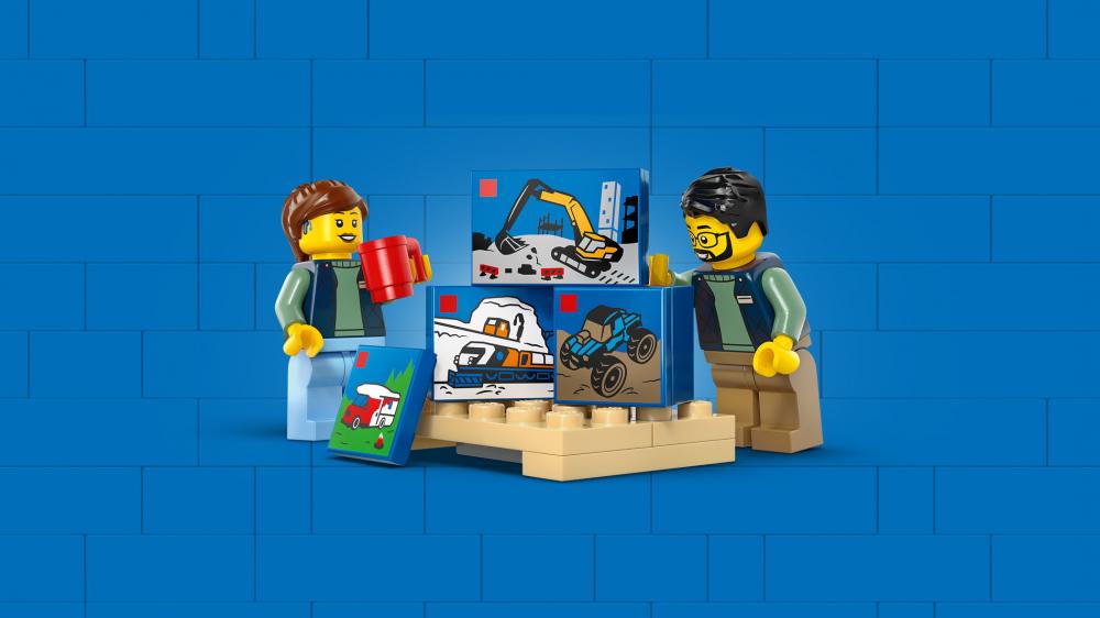 LEGO® City Fahrzeuge Der Lieferwagen 276 Teile 60500