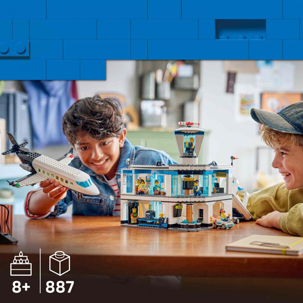 LEGO® City Flughafen mit Flugzeug 887 Teile 60502