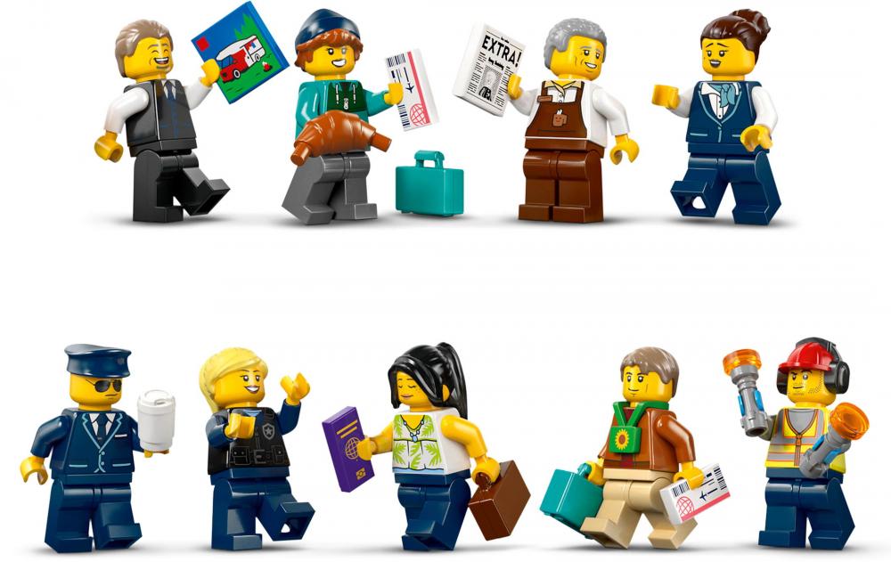 LEGO® City Flughafen mit Flugzeug 887 Teile 60502