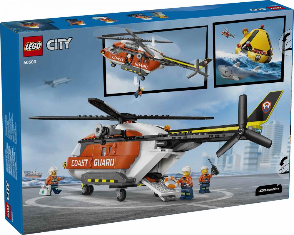 LEGO® City Exploration Hubschrauber der Küstenwache 551 Teile 60503