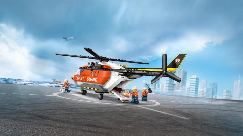 LEGO® City Exploration Hubschrauber der Küstenwache 551 Teile 60503