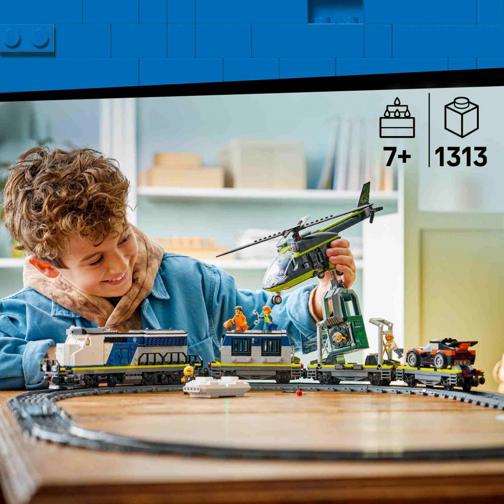 LEGO® City Eisenbahn Überfall auf den Polizeizug 1313 Teile 60508