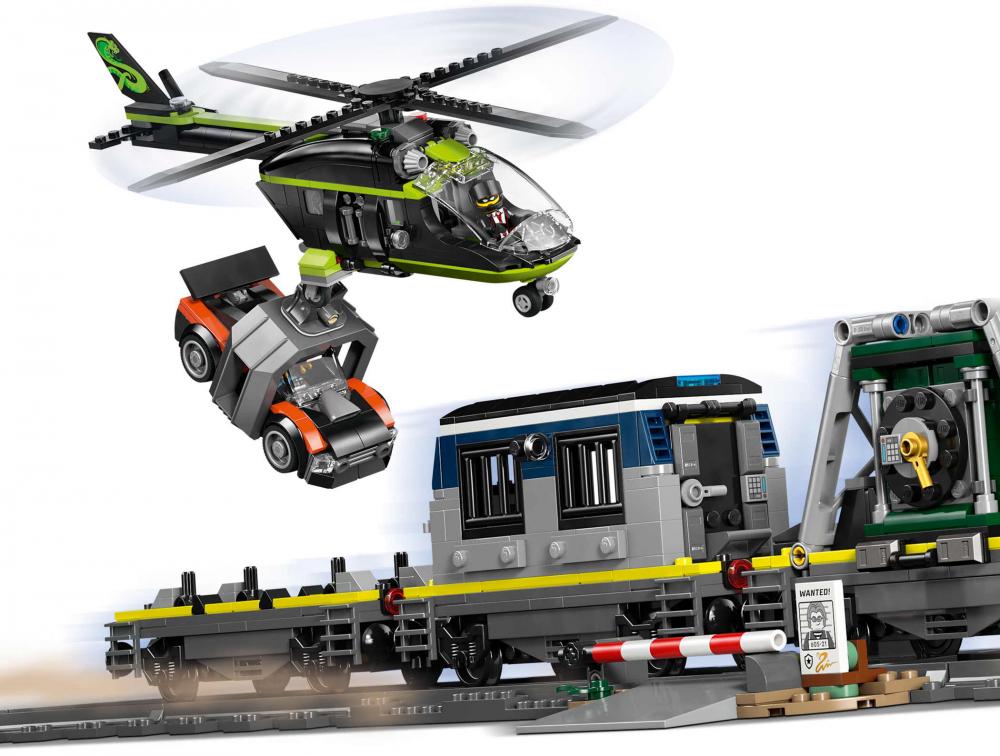 LEGO® City Eisenbahn Überfall auf den Polizeizug 1313 Teile 60508