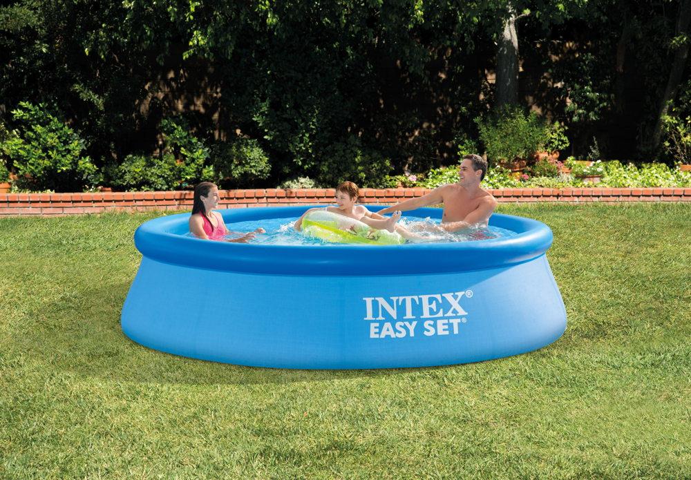 Intex Pool Easy Set Pool Anschluß für Pumpe Ø 305cm x 76cm 3853 Liter 28120NP