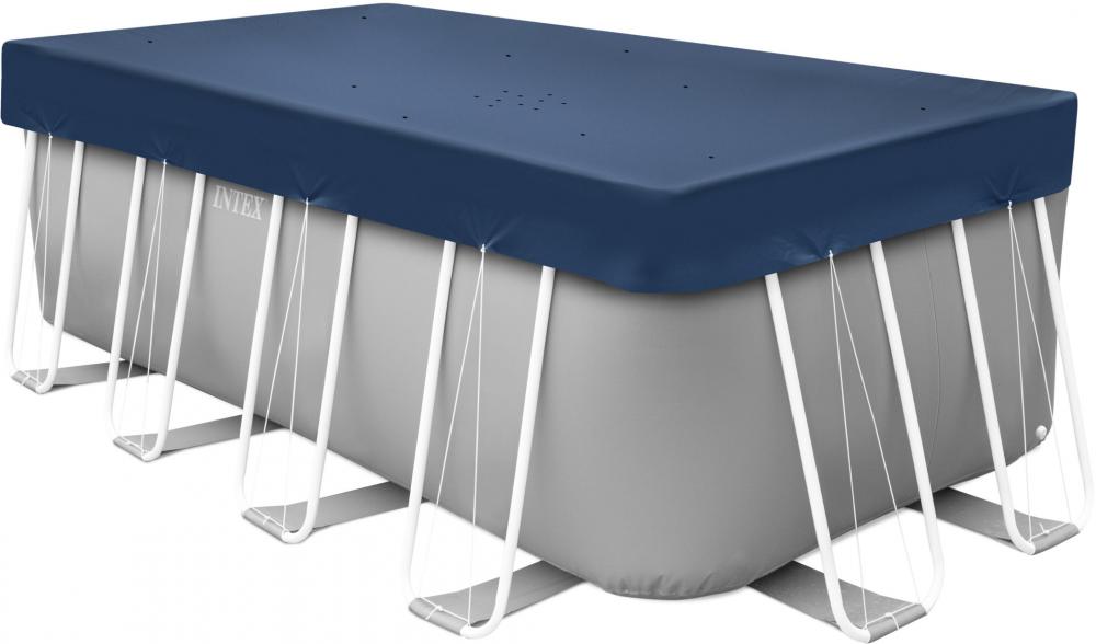 Intex Pool Deluxe Abdeckplane rechteckig 400x200cm Überhang 20cm 28079