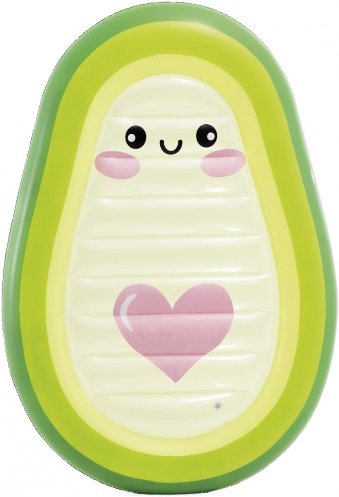 Intex Luftmatratze Avocado Buddy Float in Form einer Avocado 165cm x 114cm x 23cm 58739EU