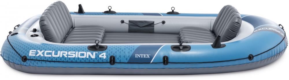 Intex Schlauchboot Sport Excursion 4 Set Paddel Pumpe 4 Personen 315cm x 165cm x 43cm 66324NP
