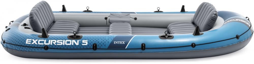 Intex Schlauchboot Sport Excursion 5 Set Paddel Pumpe 5 Personen 366cm x 168cm x 43cm 66325NP