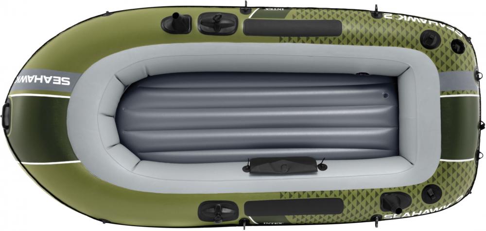 Intex Schlauchboot Sport Seahawk 2 Set Paddel Pumpe 2 Personen 236cm x 114cm x 41cm 66332NP