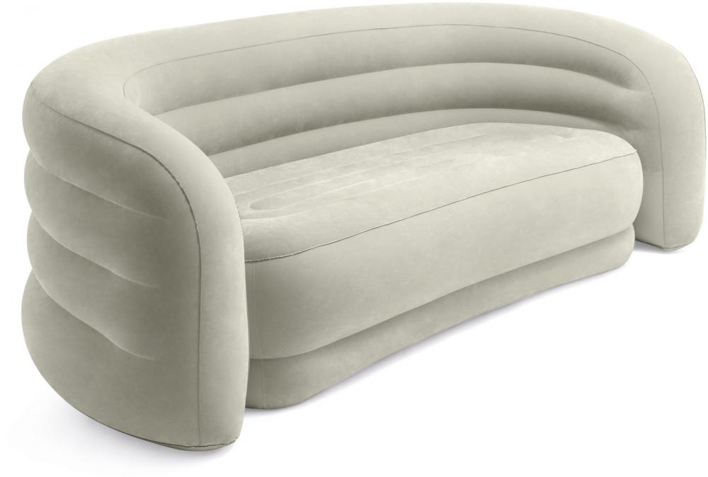Intex Curve Sofa beige aufblasbar 229 x 109 x 81 cm 66571NP
