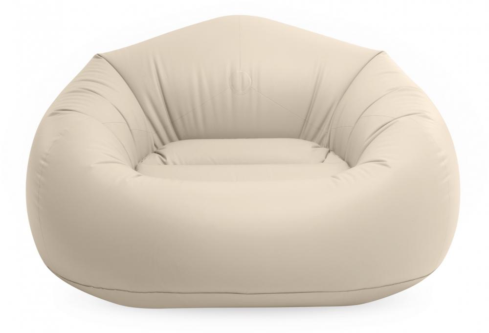 Intex Sessel Beanless Bag beige aufblasbar 137 x 127 x 74cm 66505NP