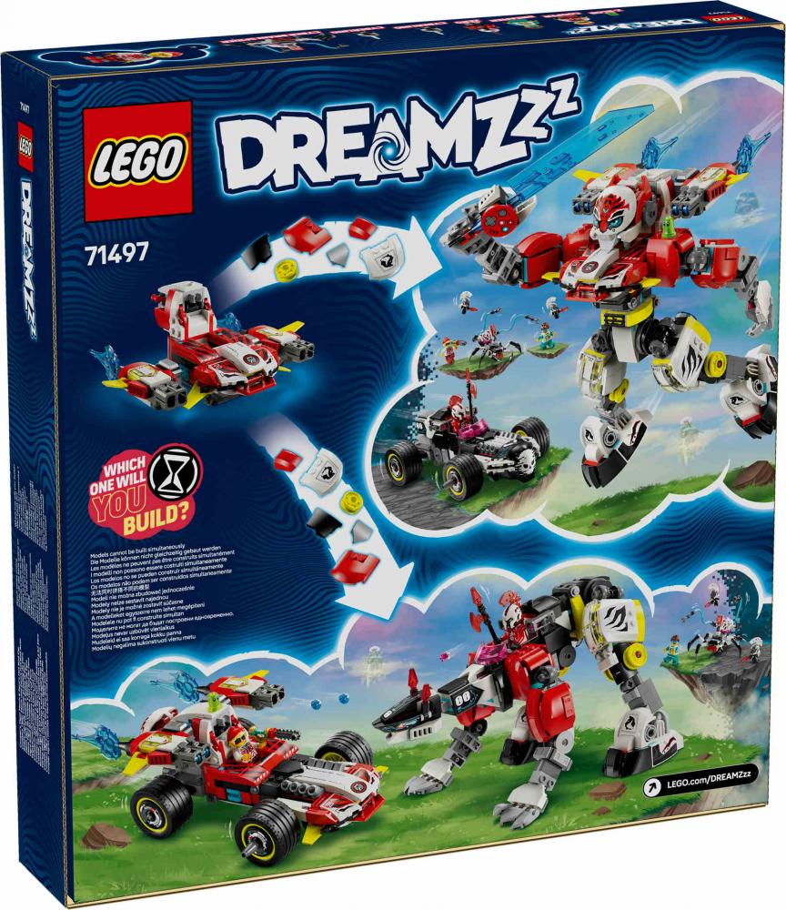 LEGO® DREAMZzz Coopers Tiger-Mech und Zero's Hot Rod Auto 1006 Teile 71497