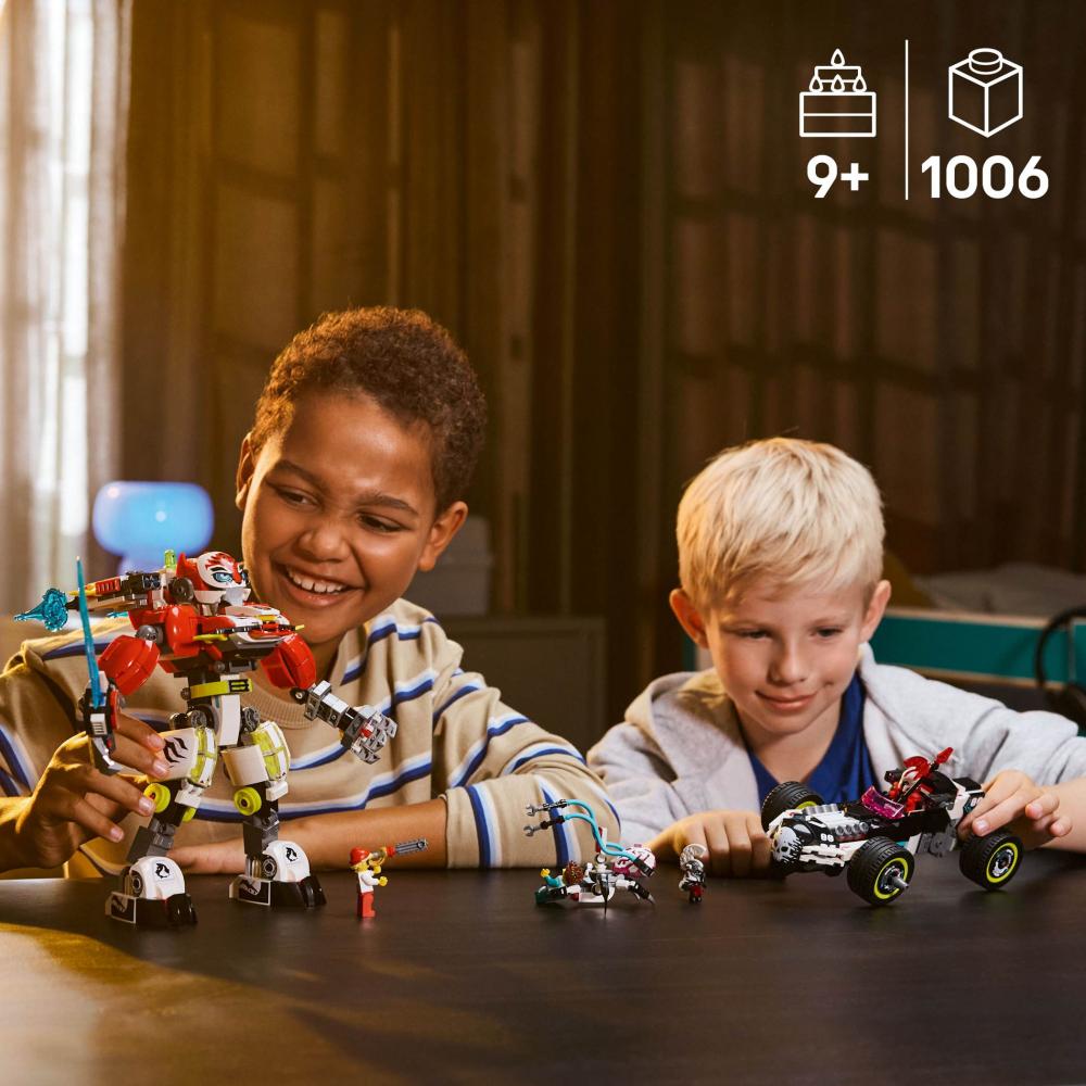 LEGO® DREAMZzz Coopers Tiger-Mech und Zero's Hot Rod Auto 1006 Teile 71497
