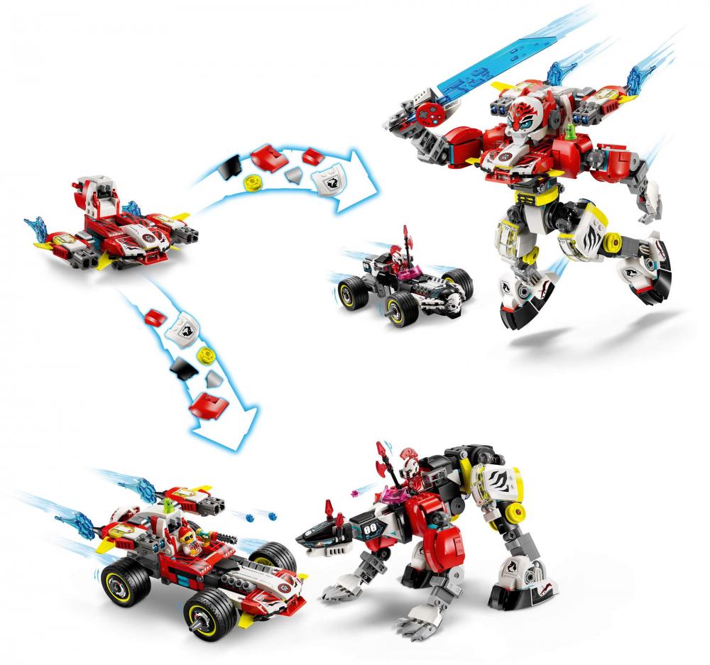 LEGO® DREAMZzz Coopers Tiger-Mech und Zero's Hot Rod Auto 1006 Teile 71497
