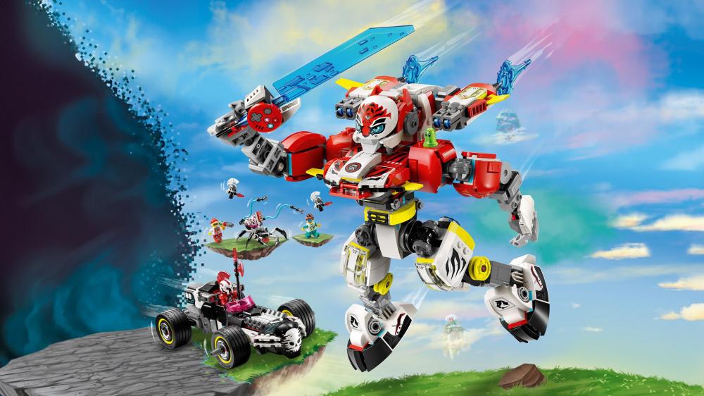 LEGO® DREAMZzz Coopers Tiger-Mech und Zero's Hot Rod Auto 1006 Teile 71497