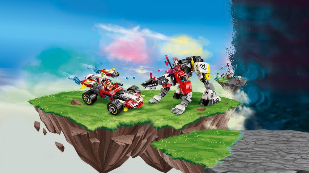 LEGO® DREAMZzz Coopers Tiger-Mech und Zero's Hot Rod Auto 1006 Teile 71497
