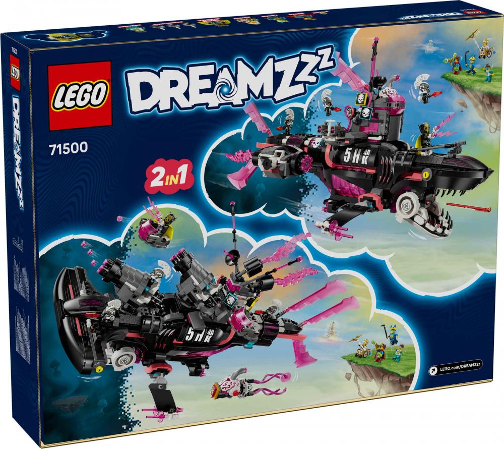 LEGO® DREAMZzz Albtraumhai-U-Boot 1413 Teile 71500
